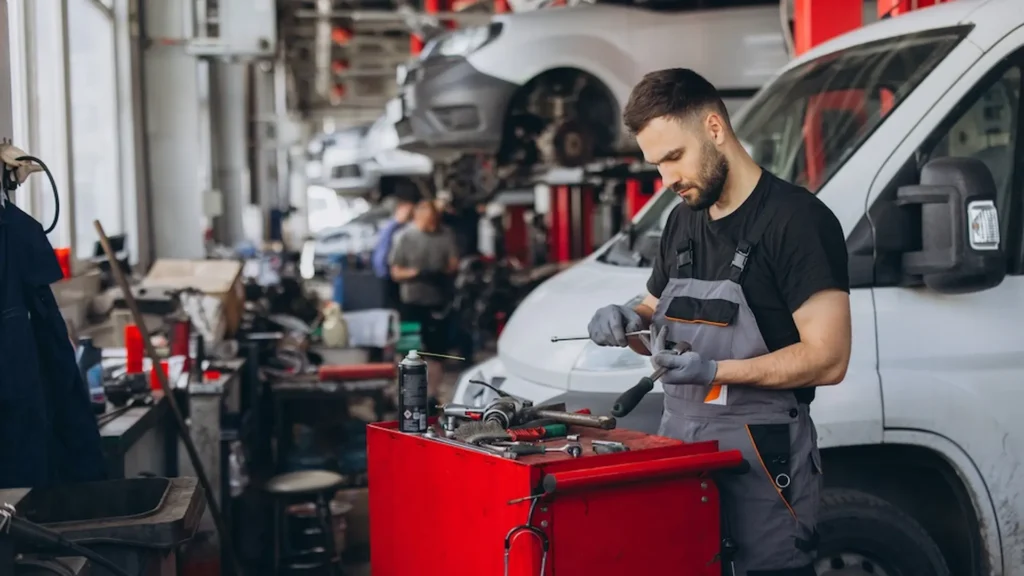Comparing vssi vs brake and lamp incepction requirements at Chase autobody shop.